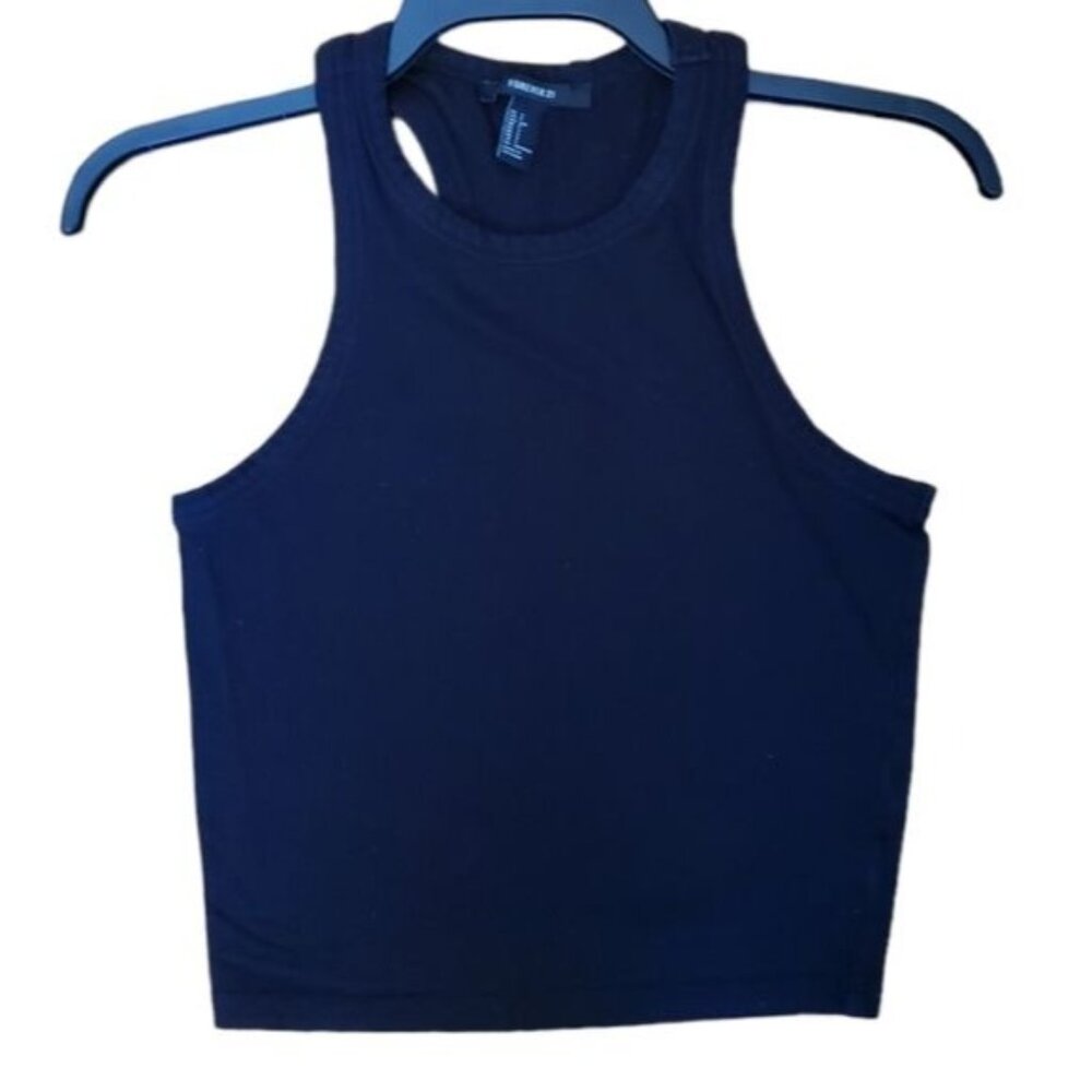 3/$15 Forever 21 Black Crop Tank Top Size Small